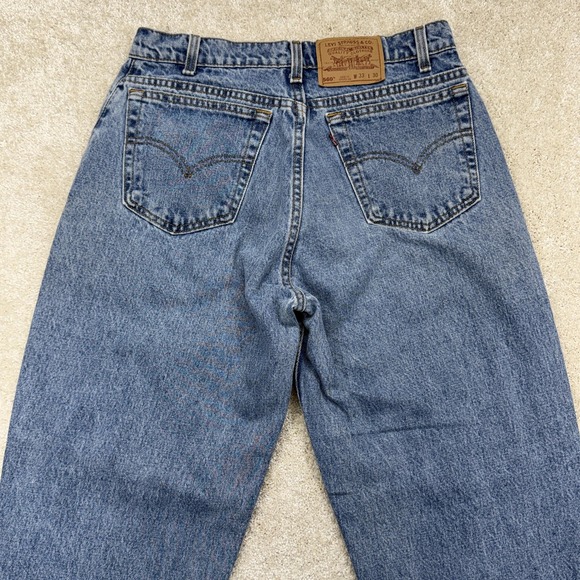 Vintage Levi's 560 Jeans Mens 33x30 Blue Denim Loose Fit Tapered Leg USA 90s - Picture 5 of 14